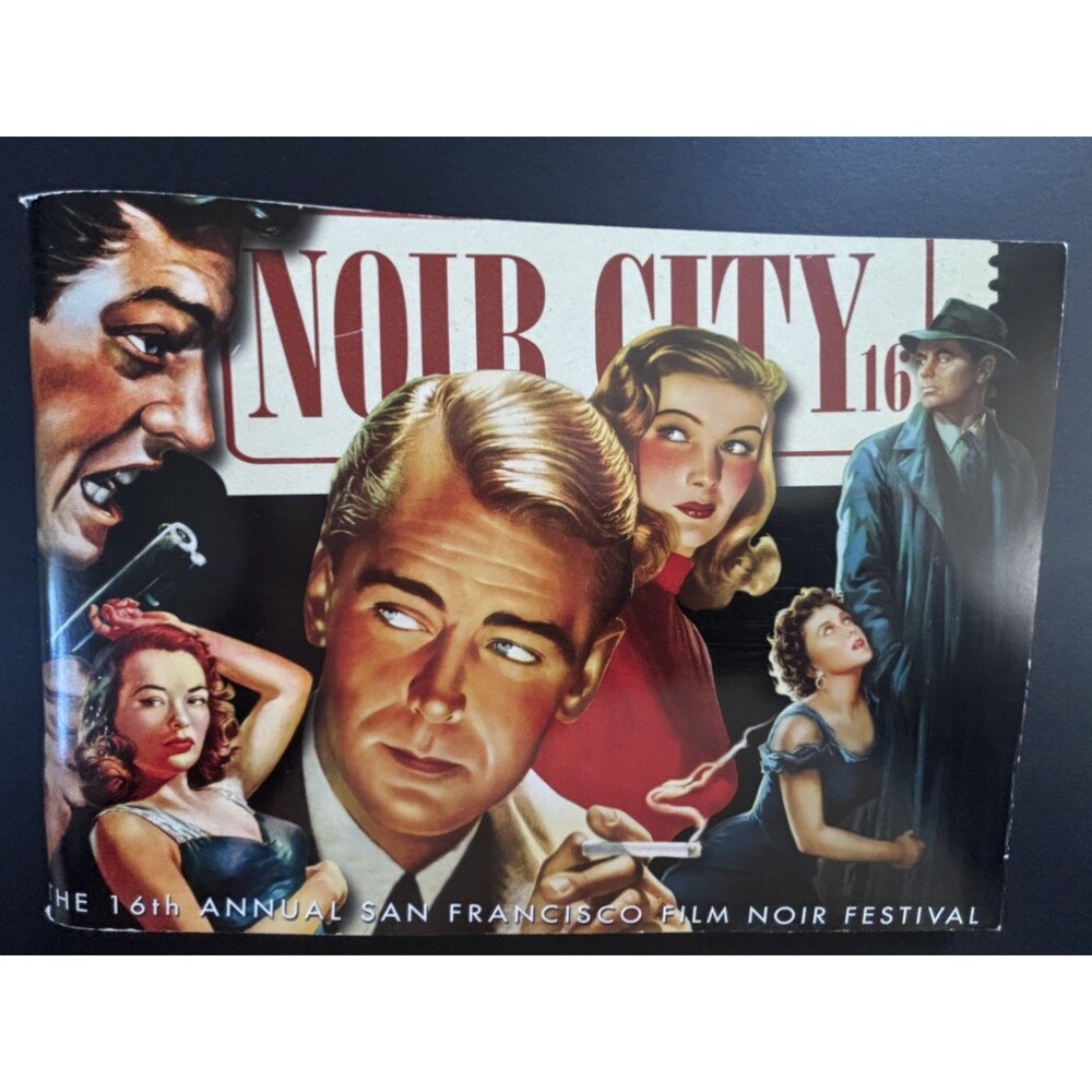 Rare Collectible 16th San Francisco Film Noir Festival Program Book 1941 to 1953
